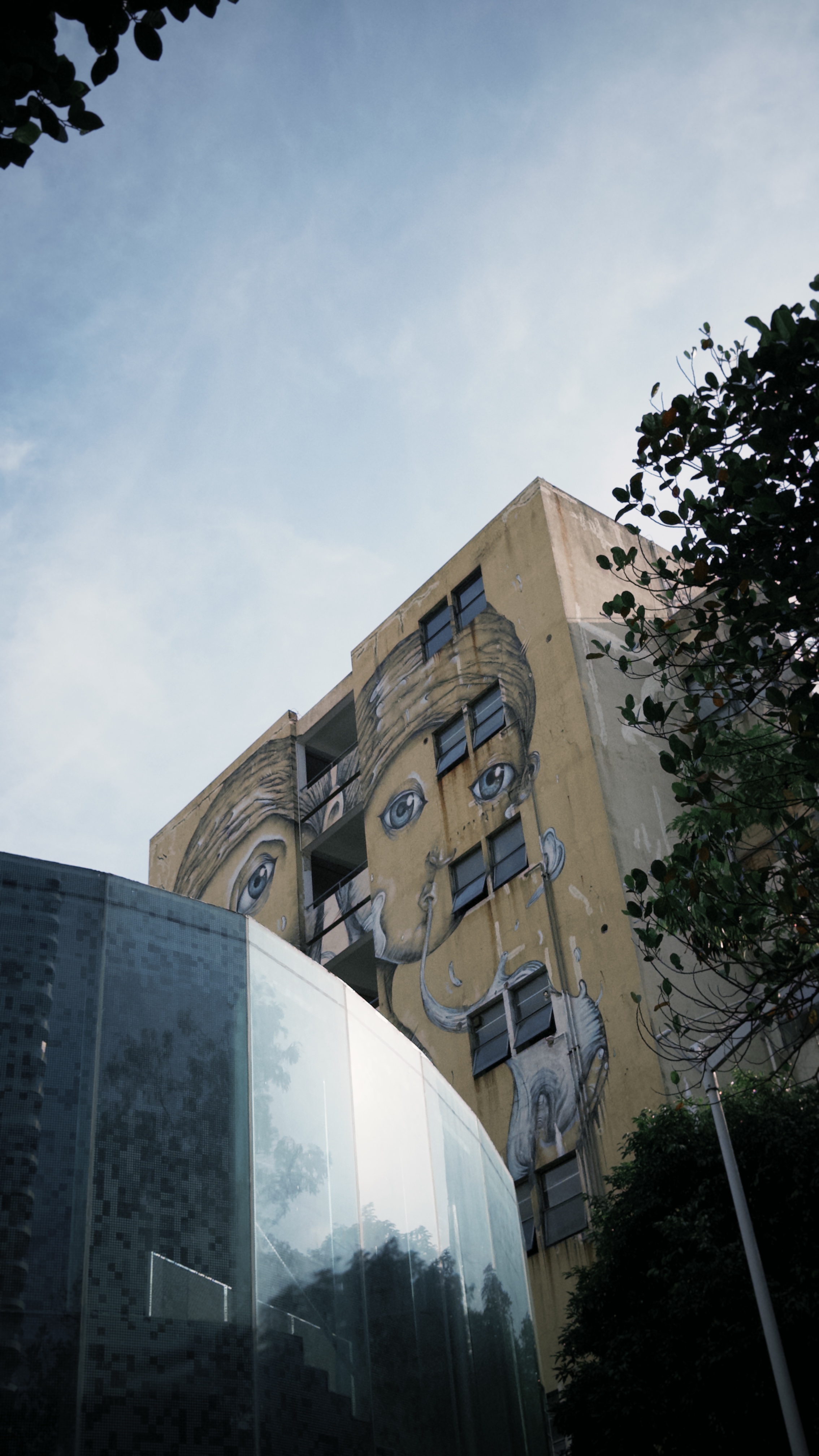 Painted facade